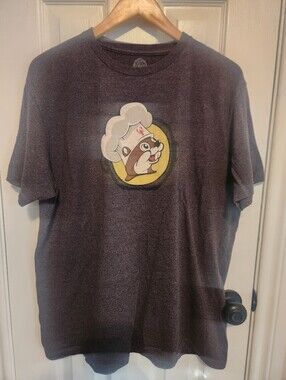 Buc-ees Shirt Crawfish Boil Let The Good Times Boil Size XL Gray